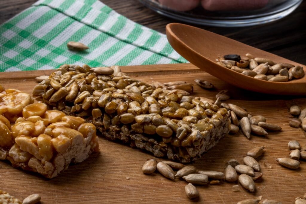 Alimentos esportivos barra de cereal