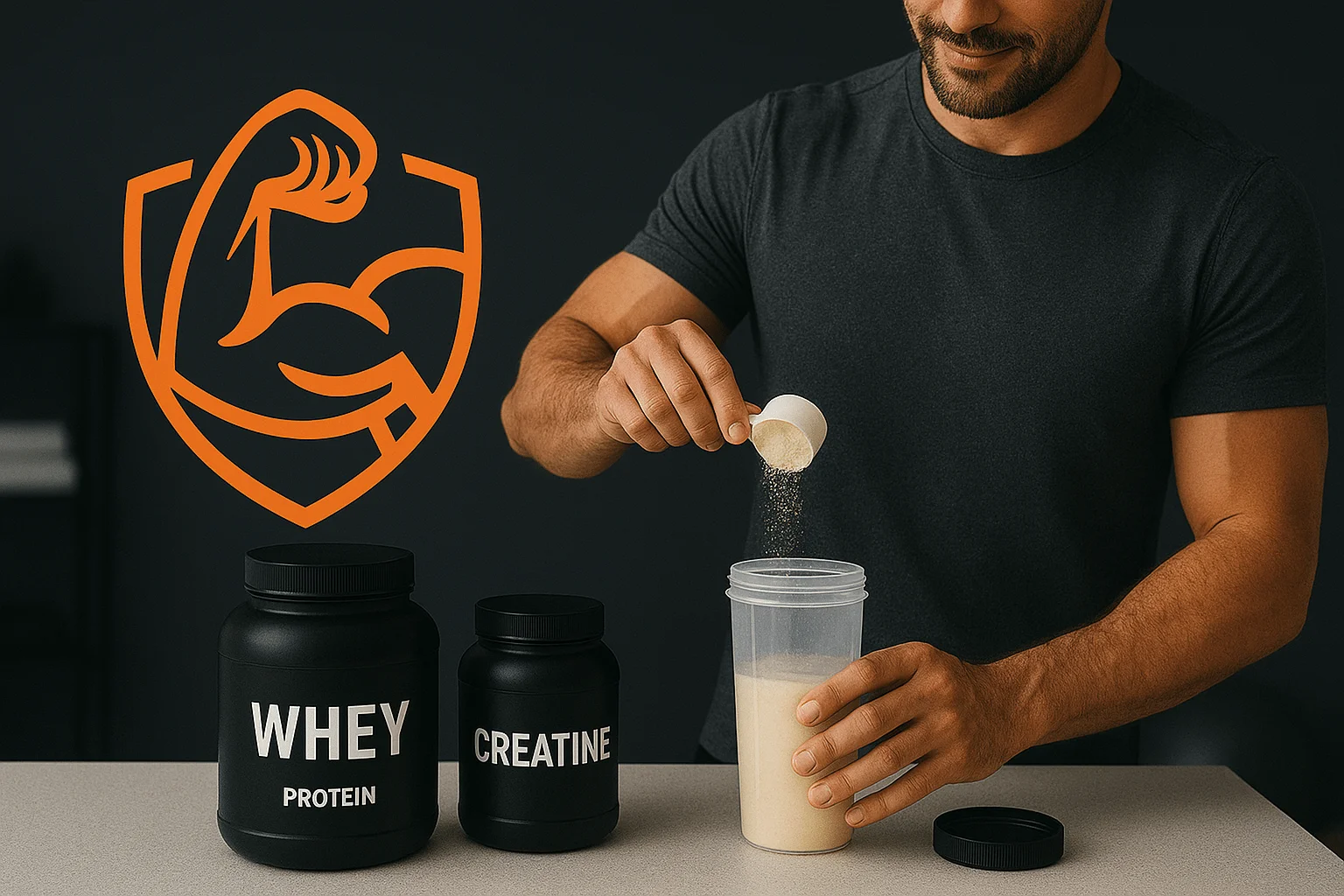 Pessoa que sabe sobre suplementação e esta preparando seu whey protein