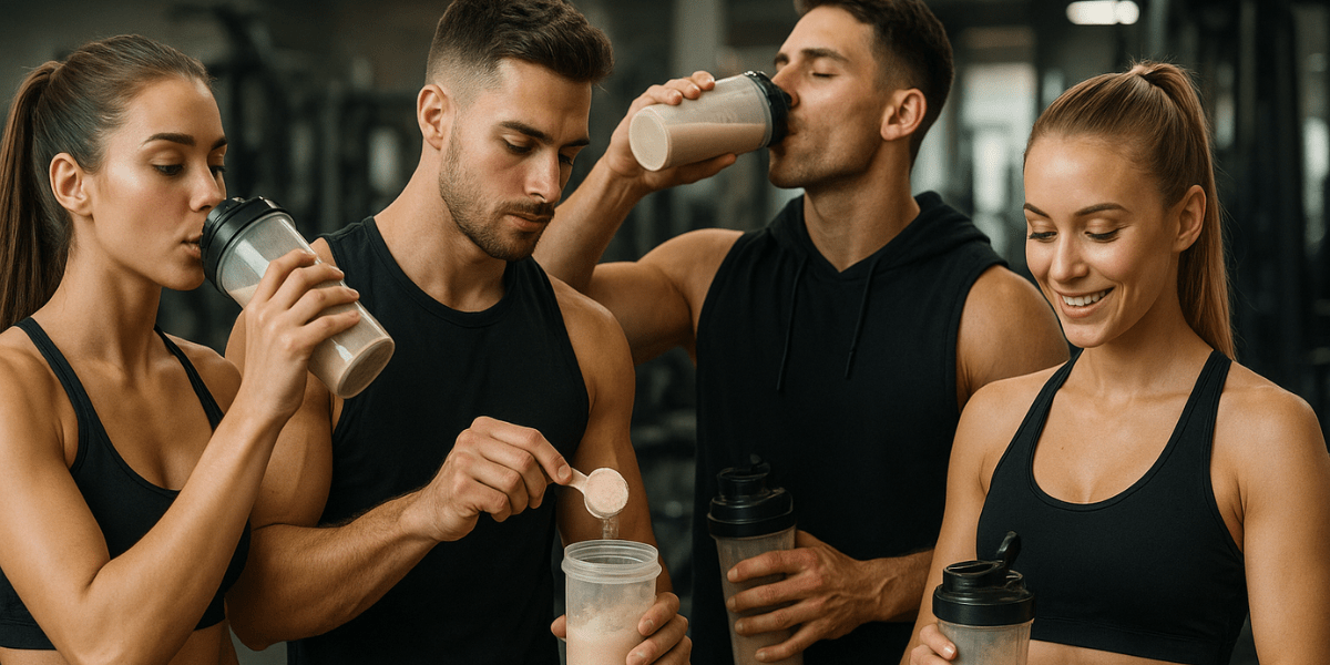 Pessoas que aprenderam para escolher os suplementos certo